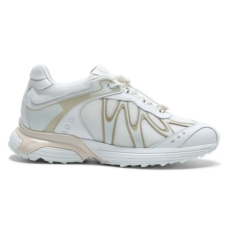 Height Increasing Shoes for Men | Sleek Apricot Mesh Sneakers 7CM / 2.76 Inches