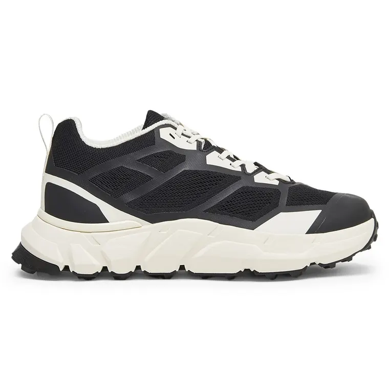 Men's Elevator Sneakers | Black Knit High Heeled Sneakers 7CM / 2.76 Inches