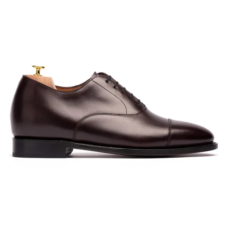 Men's Height Increasing Shoes | Burgundy Leather Business Dress Shoes 6CM / 2.36 Inches