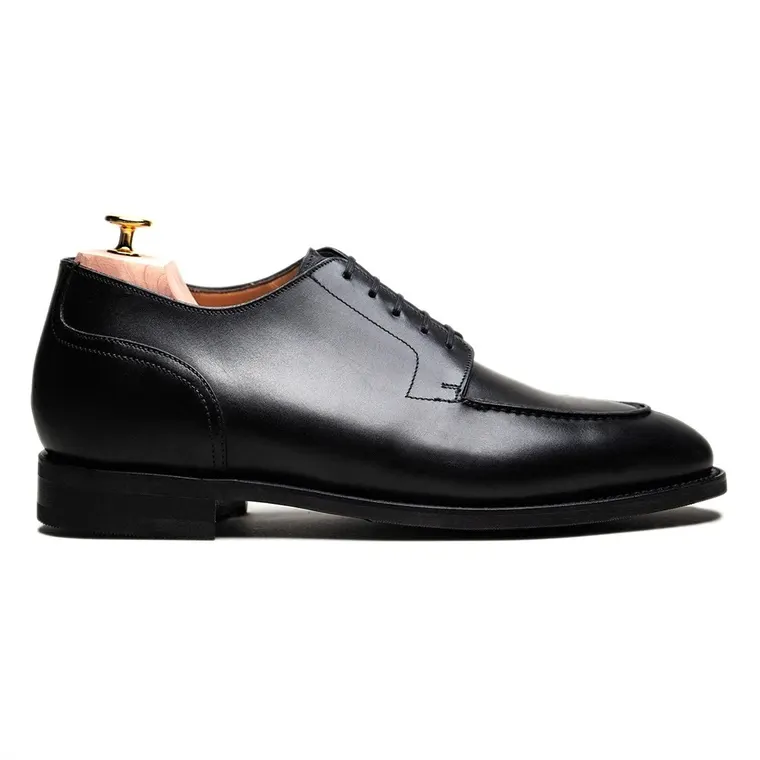 Elevator Dress Shoes For Men | Black Calfskin Business Formal Derby Shoes 6CM / 2.36 Inches