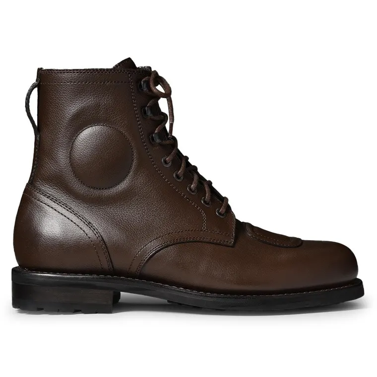Height Boosting Boots For Men | Brown Leather Motorcycle Boots 7 CM / 2.76 inches