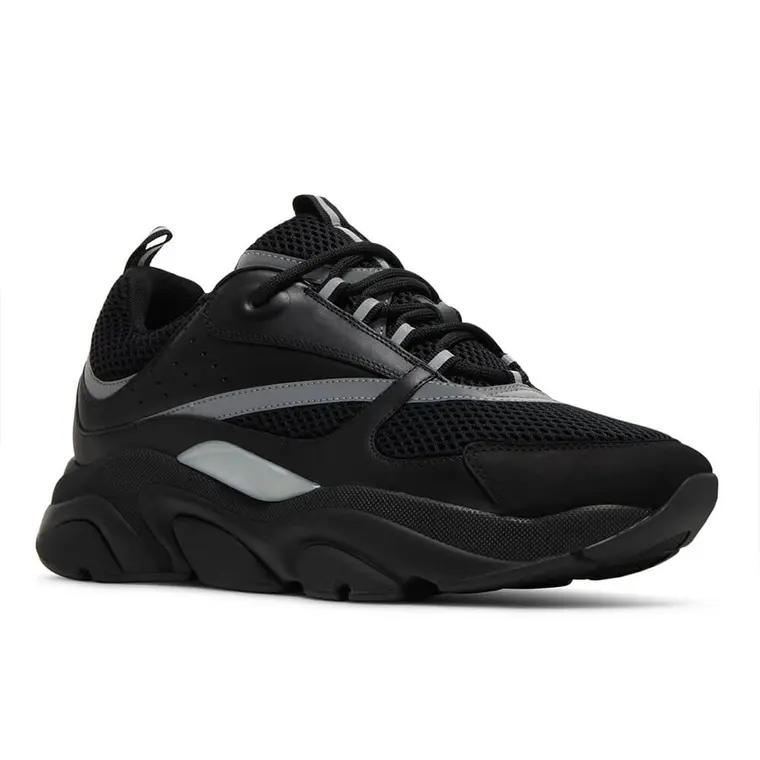 Elevator Sneakers for Men - Black Breathable Height Increasing Shoes 8CM / 3.15 Inches
