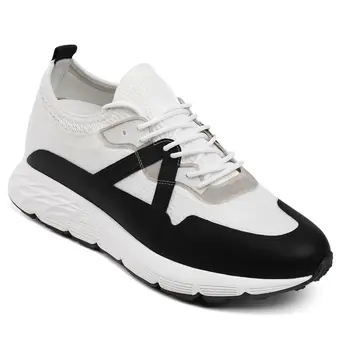 (Only ship to the USA) Breathable Knit Sneakers that Add Height 3.15 Inches / 8 CM
