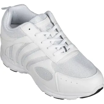 CALTO Light White Elevator Sneakers - Three Inches - G3303