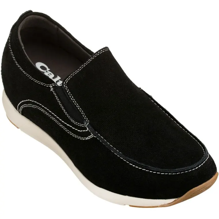 CALTO - G4903 - 2.8 Inches Taller (Nubuck Black) - Super Lightweight