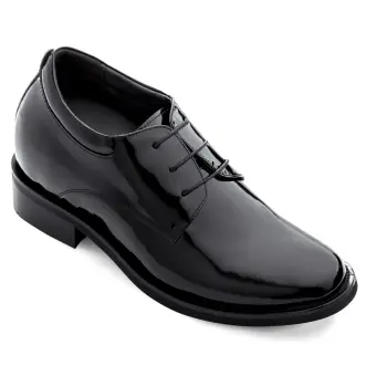 CALDEN Lightweight Patent Leather Elevator Shoes - 4 Inches - K595101