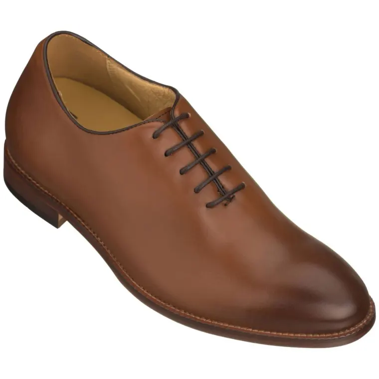 TOTO - S3002 - 2.6 Inches Taller (Brown) Wholecut w/ Leather Sole