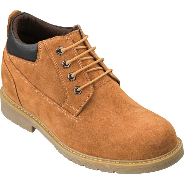 CALTO - S23021 - 3.2 Inches Taller (Nubuck Brown)