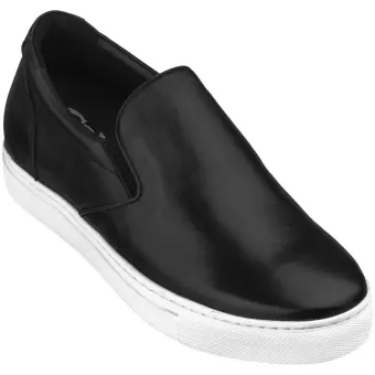 CALTO - T1021 - 2.4 Inches Taller (Black) Nappa Leather - Lightweight