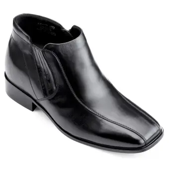 CALDEN - K99805 - 3.2 Inches Taller (Black) Zipper Boots