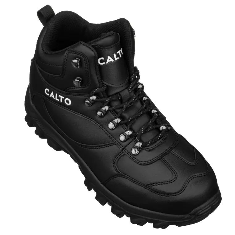 CALTO - S3501 - 3.2 Inches Taller (Black) - Sneakers