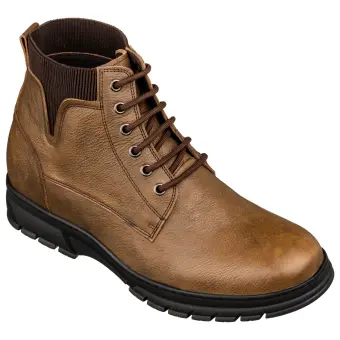TOTO - K84017 - 2.8 Inches Taller (Khaki) - High Top Work Boots