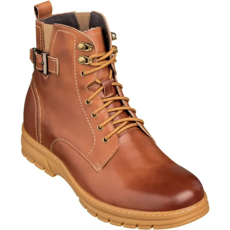 TOTO - K16205 - 2.8 Inches Taller (Light Brown) - High Top Boots