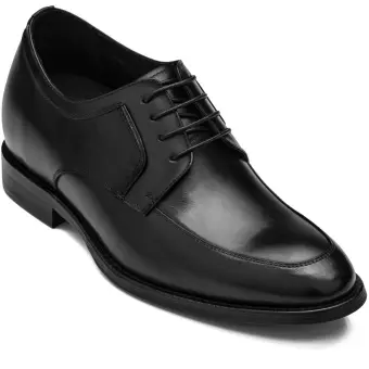 CALTO - Y7425 - 2.8 Inches Taller (Midnight Black) - Dress Oxford