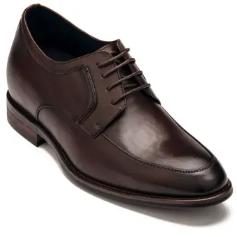 CALTO - Y7426 - 2.8 Inches Taller (Chocolate Brown) - Dress Oxford