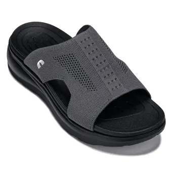 CALTO - X1658 - 2 Inches Taller (Black/Knitted Dark Gray)