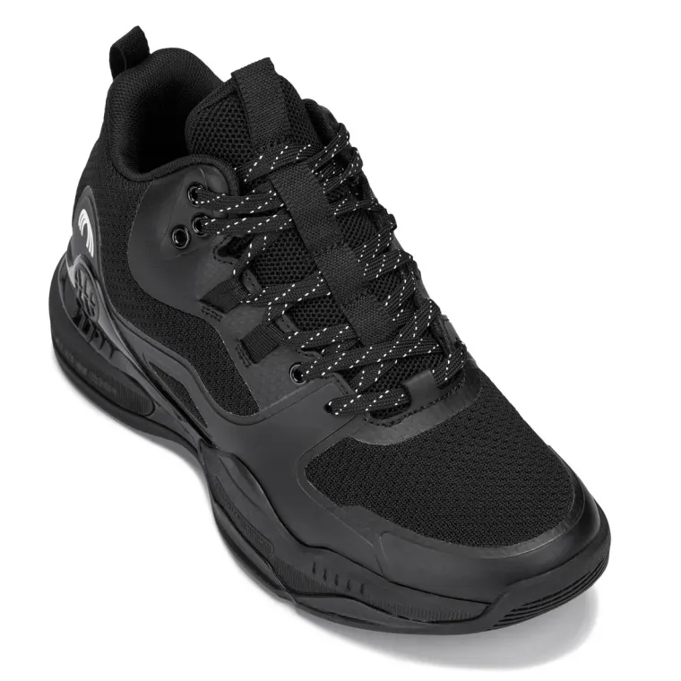 CALTO - Q393 - 3 Inches Taller (Black) - Basketball High-Top Sneakers