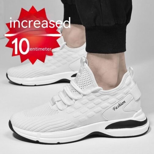 Fashion 10cm, 8cm, 6cm Men's Shoes Sports Mesh Shoes - Image 2