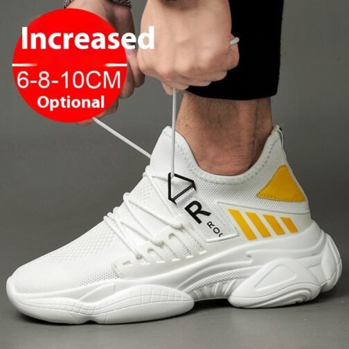 Elevator Men's Fashion Heel Lifed Sports Casual Shoes - Image 4