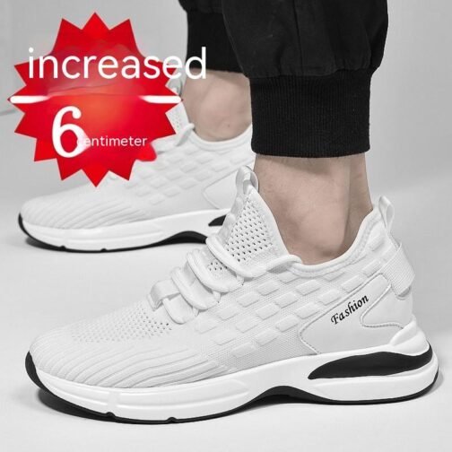 Fashion 10cm, 8cm, 6cm Men's Shoes Sports Mesh Shoes - Image 9