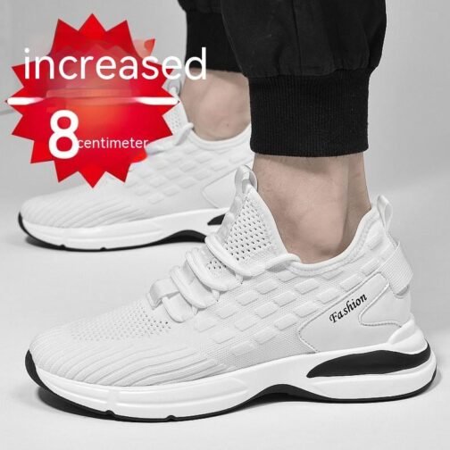 Fashion 10cm, 8cm, 6cm Men's Shoes Sports Mesh Shoes - Image 10