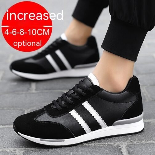 Breathable Casual Skateboard Shoes Trendy White Shoes Sports - Image 5