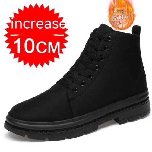 High-top Canvas Shoes Elevator Shoes 6-8-10CM Casual - Image 6