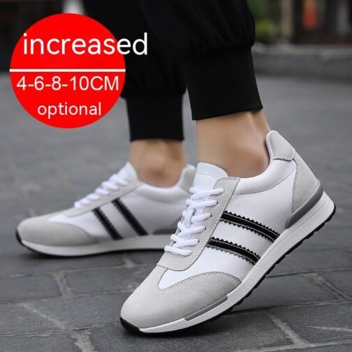 Breathable Casual Skateboard Shoes Trendy White Shoes Sports