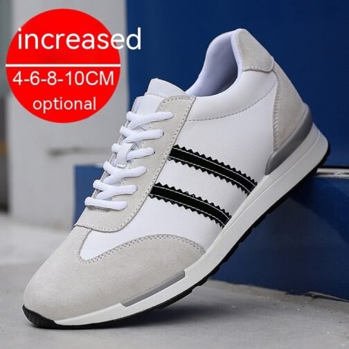 Breathable Casual Skateboard Shoes Trendy White Shoes Sports - Image 2