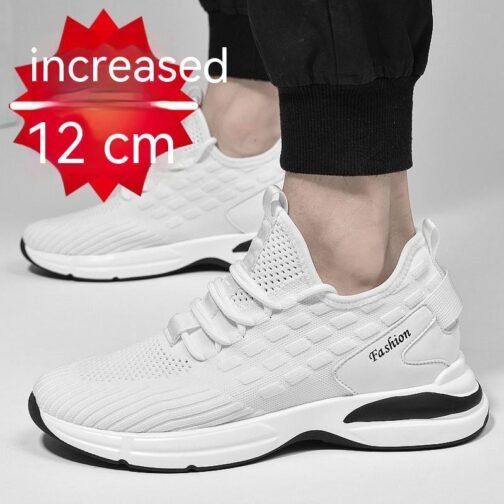 Fashion 10cm, 8cm, 6cm Men's Shoes Sports Mesh Shoes - Image 3