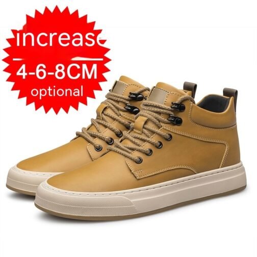 Men's Shoes British Fashion Casual Invisible Height-increasing Shoes - Image 4